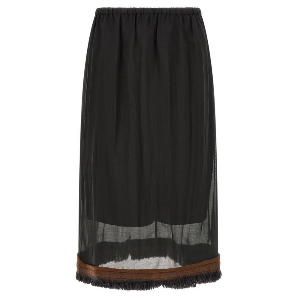 Tela Women's Fringed Detail Ophelia Skirt